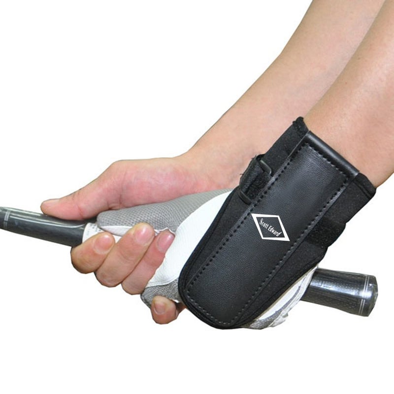 Scott Edward Golf Wrist Brace Swing Training Correct Aid Equipment Wrist Connect-Easy Correct Training Swing Gesture Alignment Practice Tool for Golf Beginners - Image 1